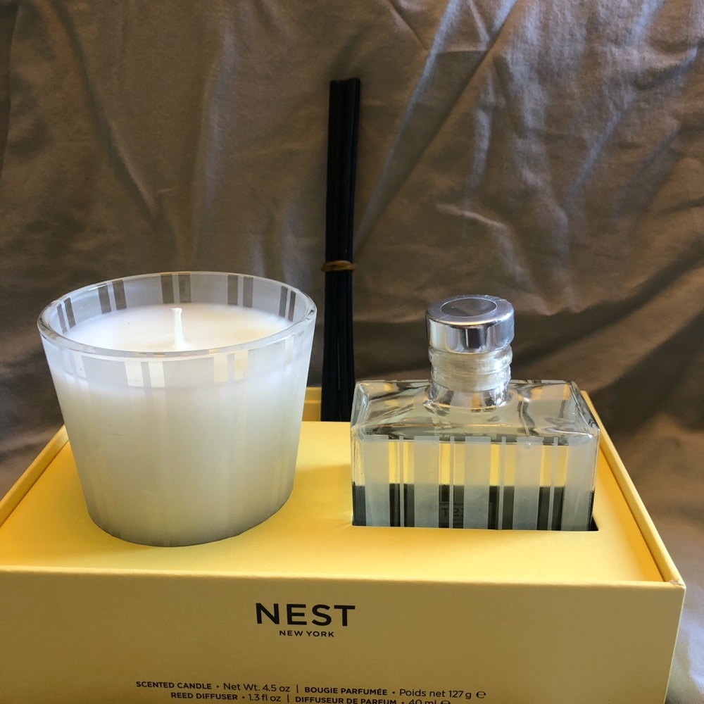 NEST Yellow Gift Set - Candle & Reed Diffuser Grapefruit - Picture 3 of 7